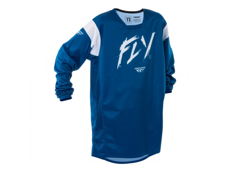 jaszmotor_webshop_fly_racing_-_kinetic_stoke_usa_2025_gyerek_mez_<br>(kek_-_feher)