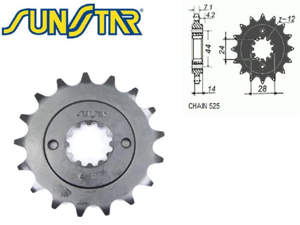 jaszmotor_webshop_lanckerek_elso_sunstar_sunf418_<br>(525_-_17_fogas)