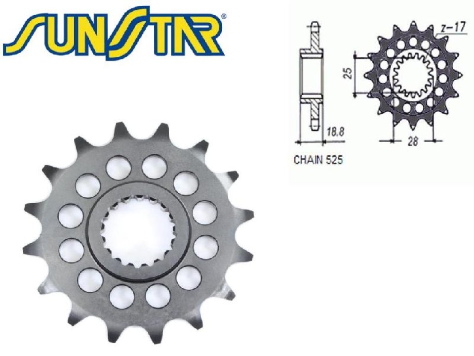 jaszmotor_webshop_lanckerek_elso_sunstar_sunf422_<br>(525_-_16_fogas)