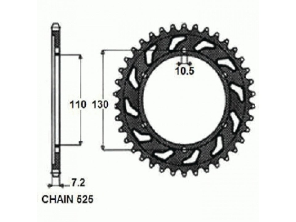 jaszmotor_webshop_lanckerek_hatso_sunstar_sunr1-4474-43_<br>(525_-_43_fogas)