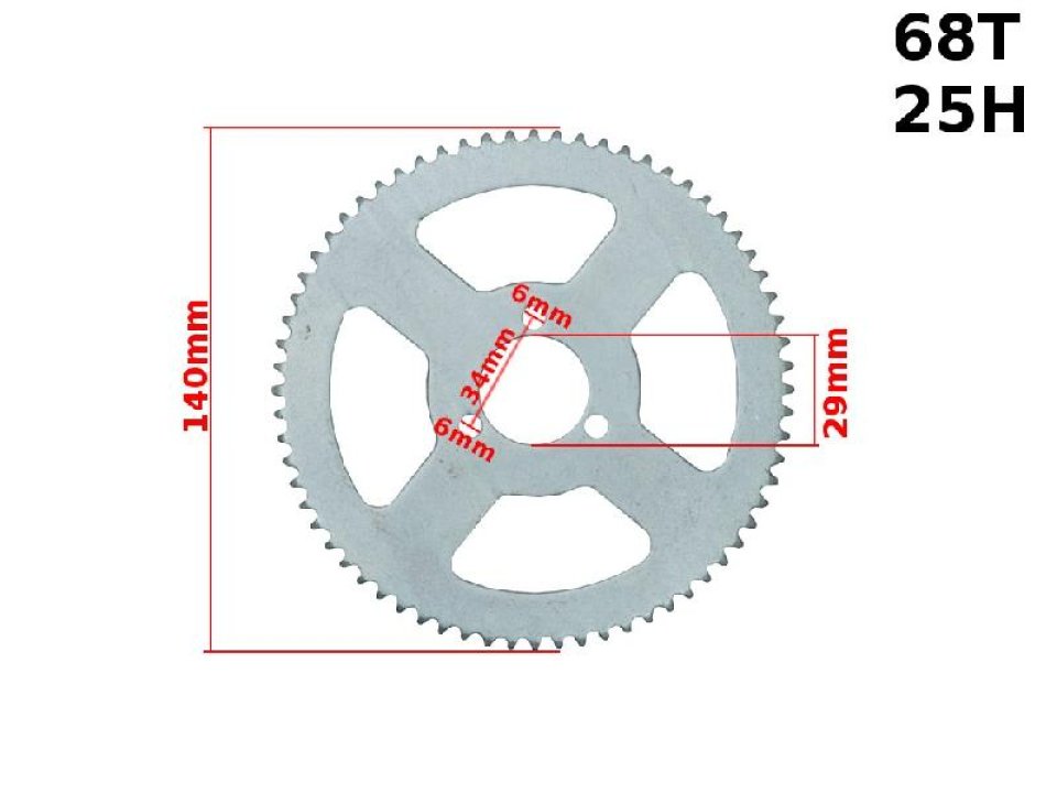 jaszmotor_webshop_lanckerek_hatso_68_fogas,__vekony_lachoz_<br>(25h)_pocket_bike_-_29mm